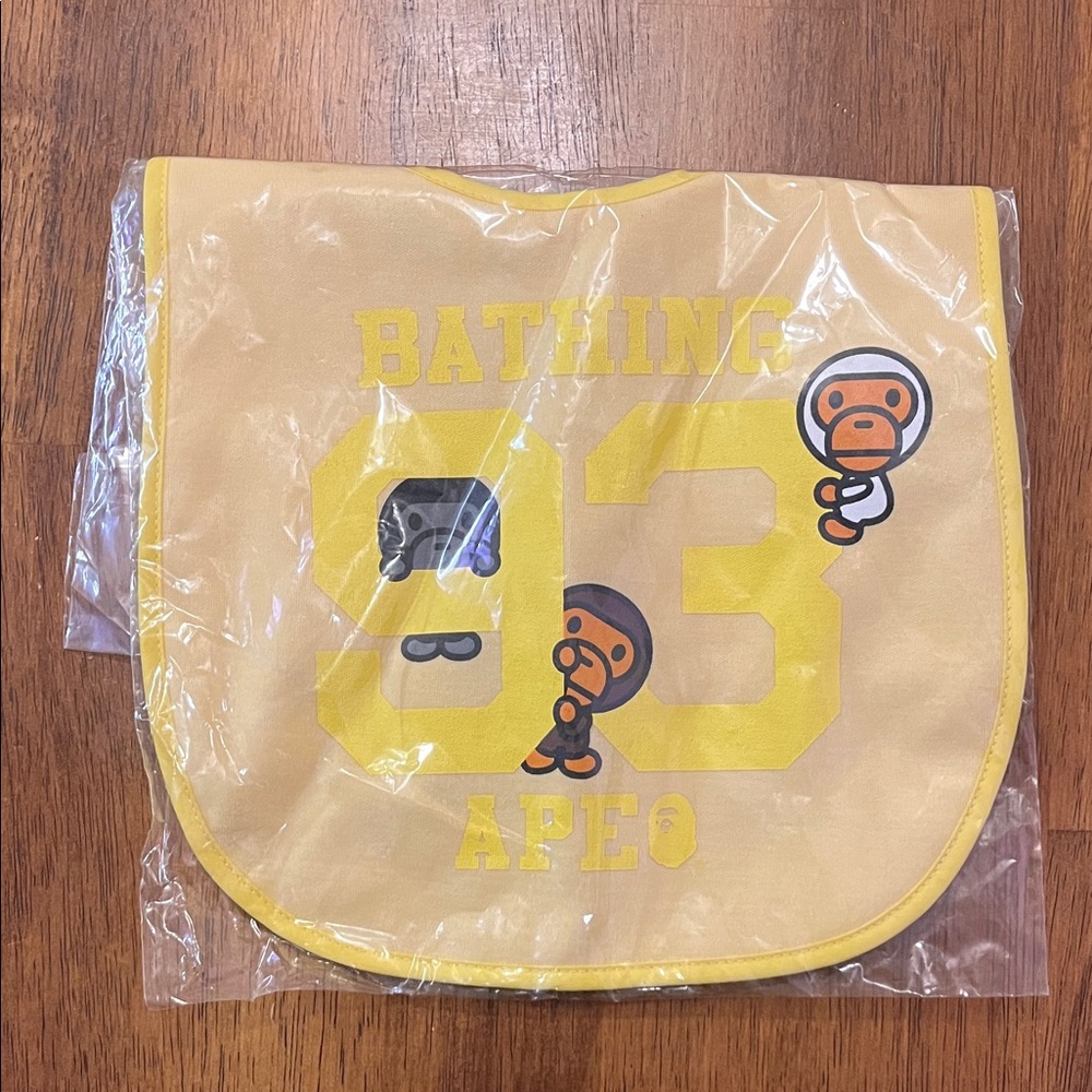A Bathing Ape Yellow Bib